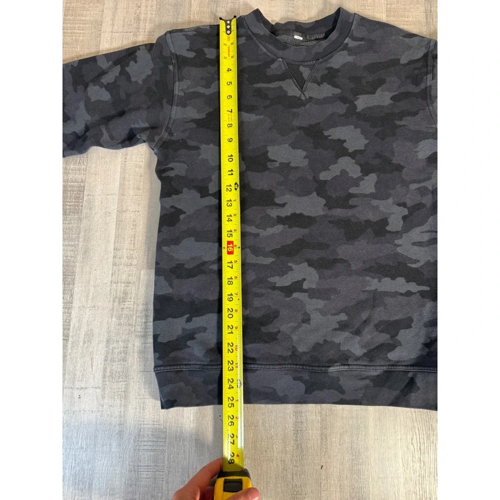 Lululemon City Sweat Crewneck Pullover Incognito Camo Womens Sweatshirt Medium